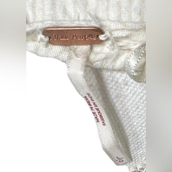 Free People Long Sleeve Crop Top Cinch Front Waist Tie Size L NWT ob1213347 - Picture 4 of 5